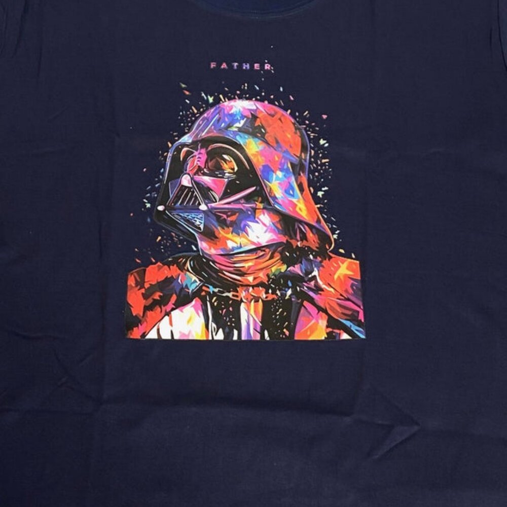"Father" Helmet Navy Blue Sm-XXL NOS T-Shirt